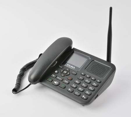 kaufen Örtlich festgelegtes drahtloses Schreibtisch-Verdoppelungtelefon G/M, TNC-Antennen-Tischplattentelefon online manufacture